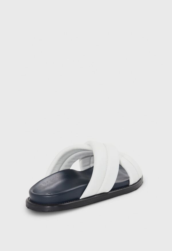 Paul Stuart Porto Leather Crossover Slide, image 3