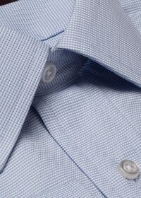 Paul Stuart Light Blue Royal Oxford Dress Shirt, thumbnail 2