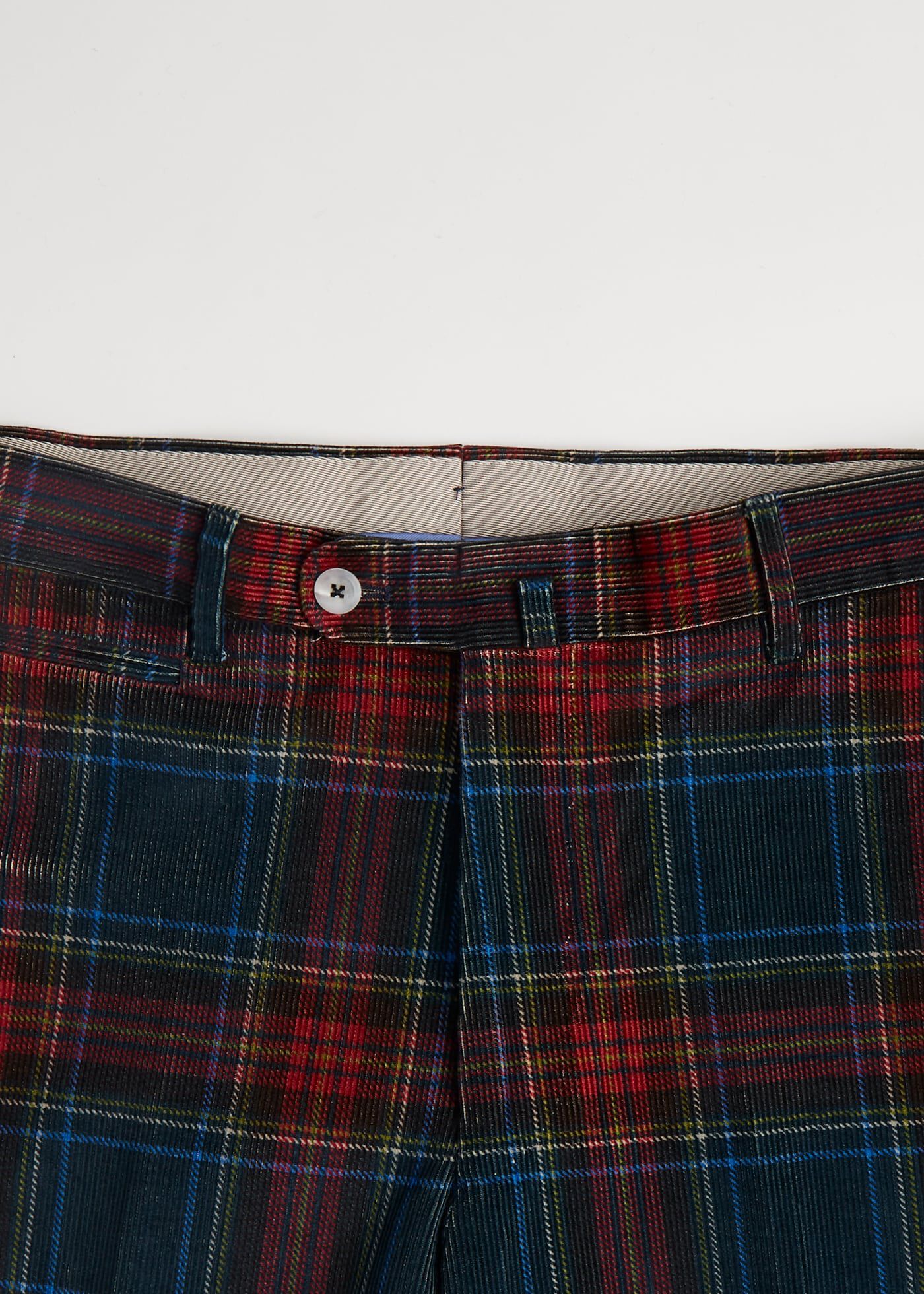 Plaid cheap corduroy pants