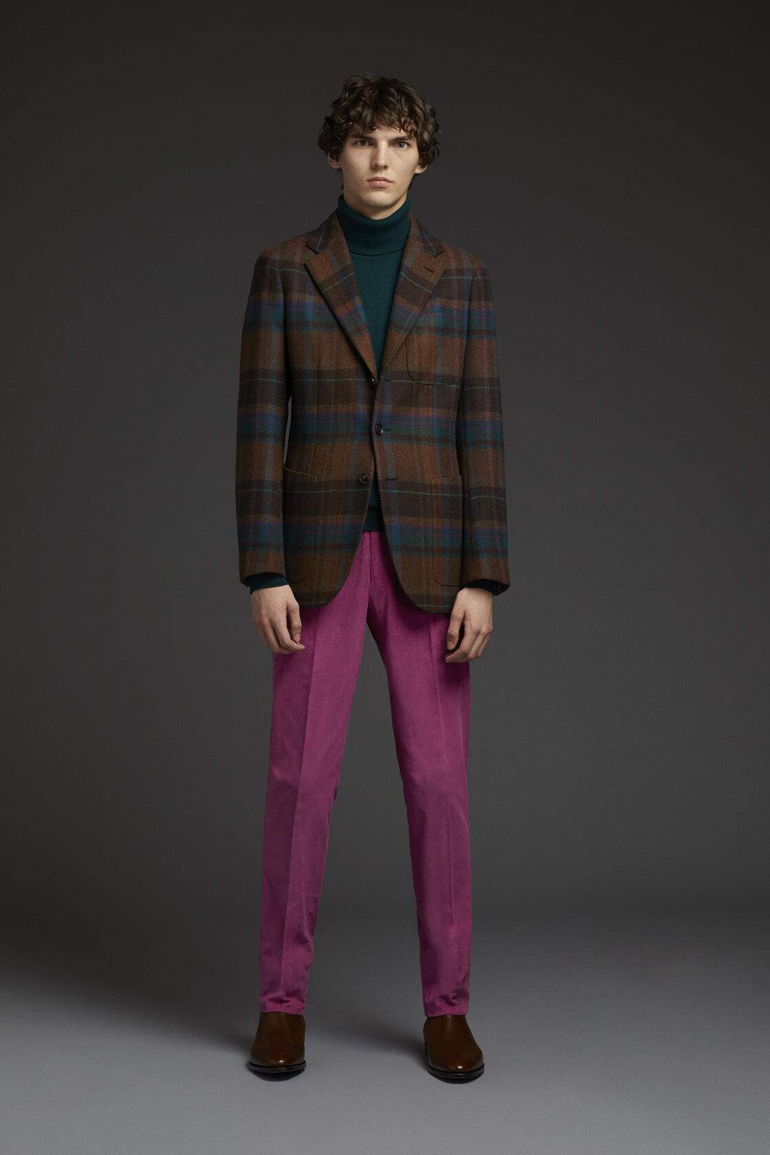 Horseblanket Brown Plaid Sport Coat