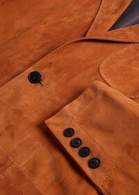 Paul Stuart Lamb Suede Jacket, thumbnail 3