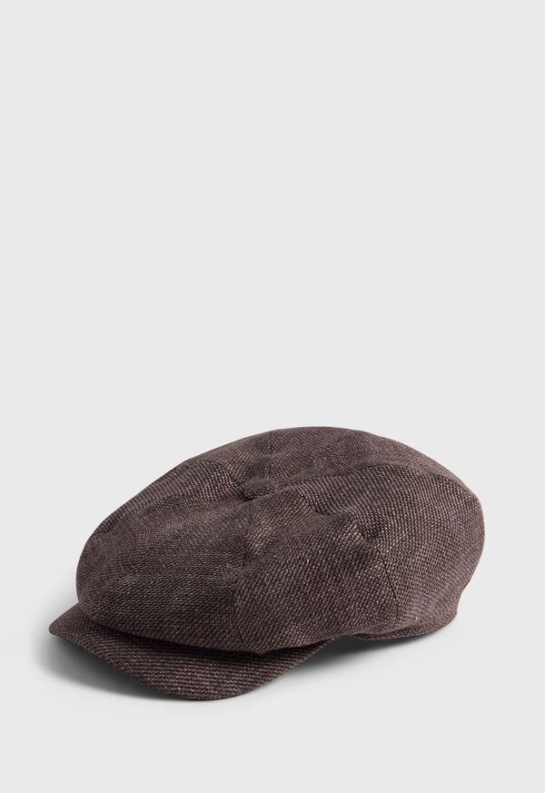 Paul Stuart Linen & Wool Newsboy Hat, image 1