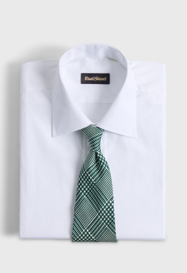 Paul Stuart Printed Silk Glenn Plaid Tie, image 2