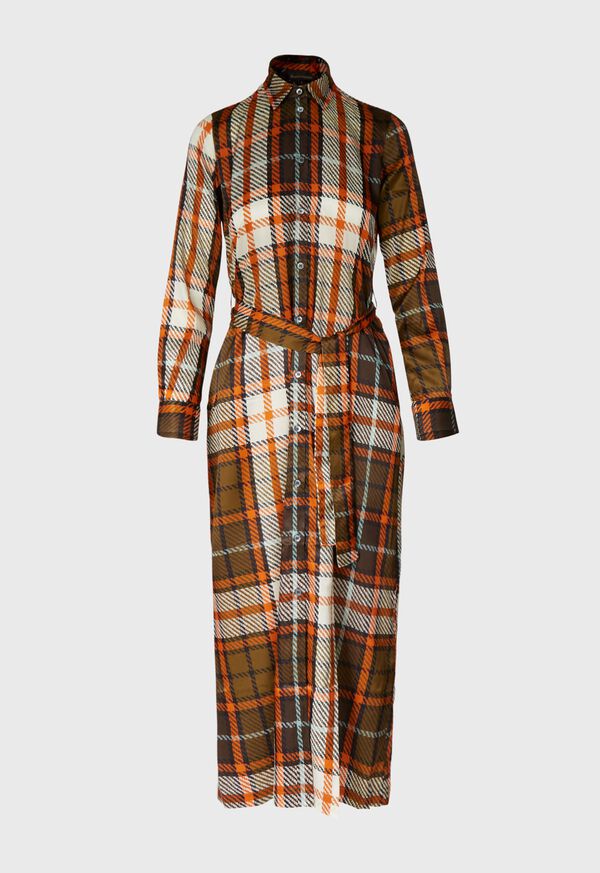 Paul Stuart Printed Shirt Dress, image 1