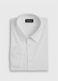 Paul Stuart Stretch Poplin Slim Fit Dress Shirt, thumbnail 2