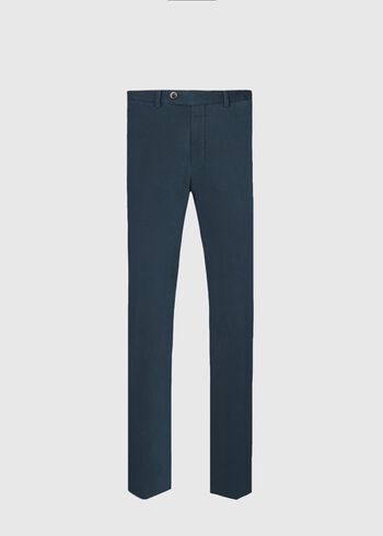 Paul Stuart Brushed Cotton Plain Front Newton Pant