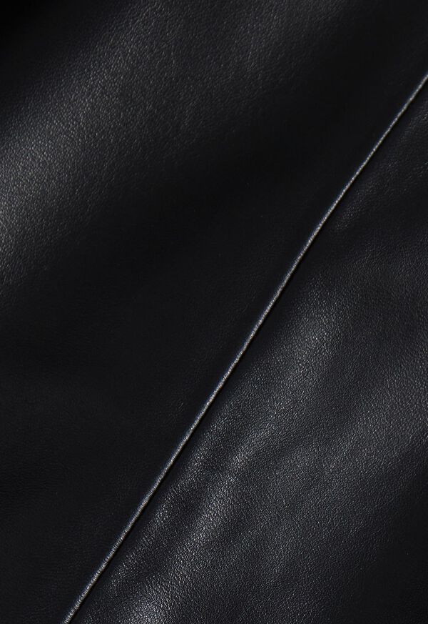 Paul Stuart Modern Leather Bomber Jacket, image 5