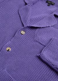 Paul Stuart Cotton Chunky Sweater Jacket, thumbnail 3