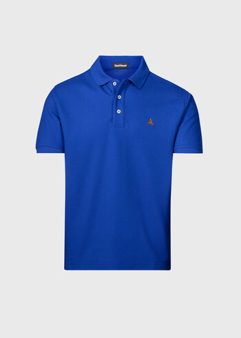 Paul Stuart Cotton Piqué Logo Polo
