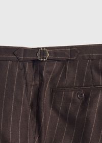 Paul Stuart Chalk Stripe Flannel Suit, thumbnail 8