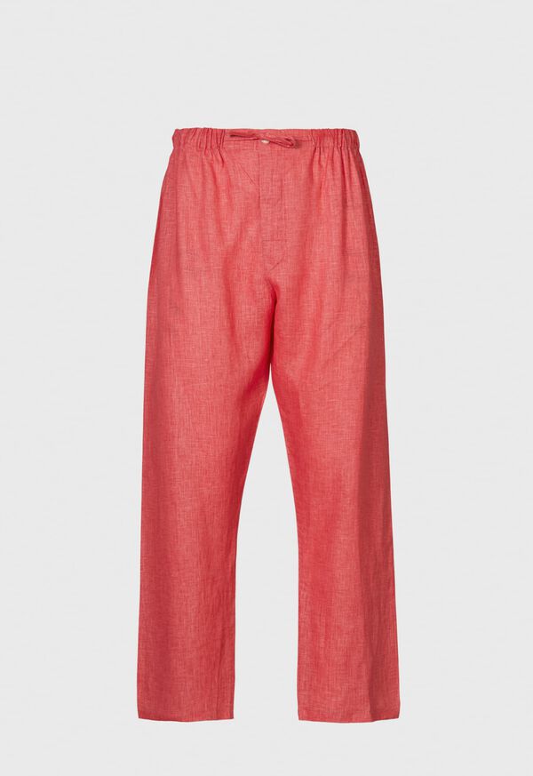 Paul Stuart Linen Stand Collar Pajama, image 3