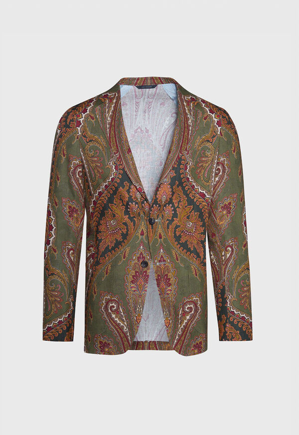 Paul Stuart Paisley Print Soft Jacket, image 1