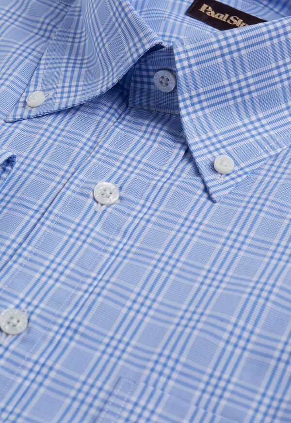 Paul Stuart Plaid Cotton Dress Shirt, image 2