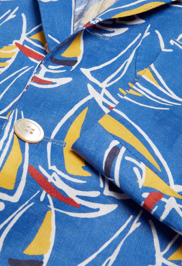Paul Stuart Sailboat Print Soft Jacket, image 2
