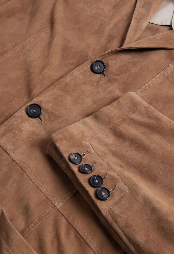 Paul Stuart Stand Collar Suede Jacket, image 3