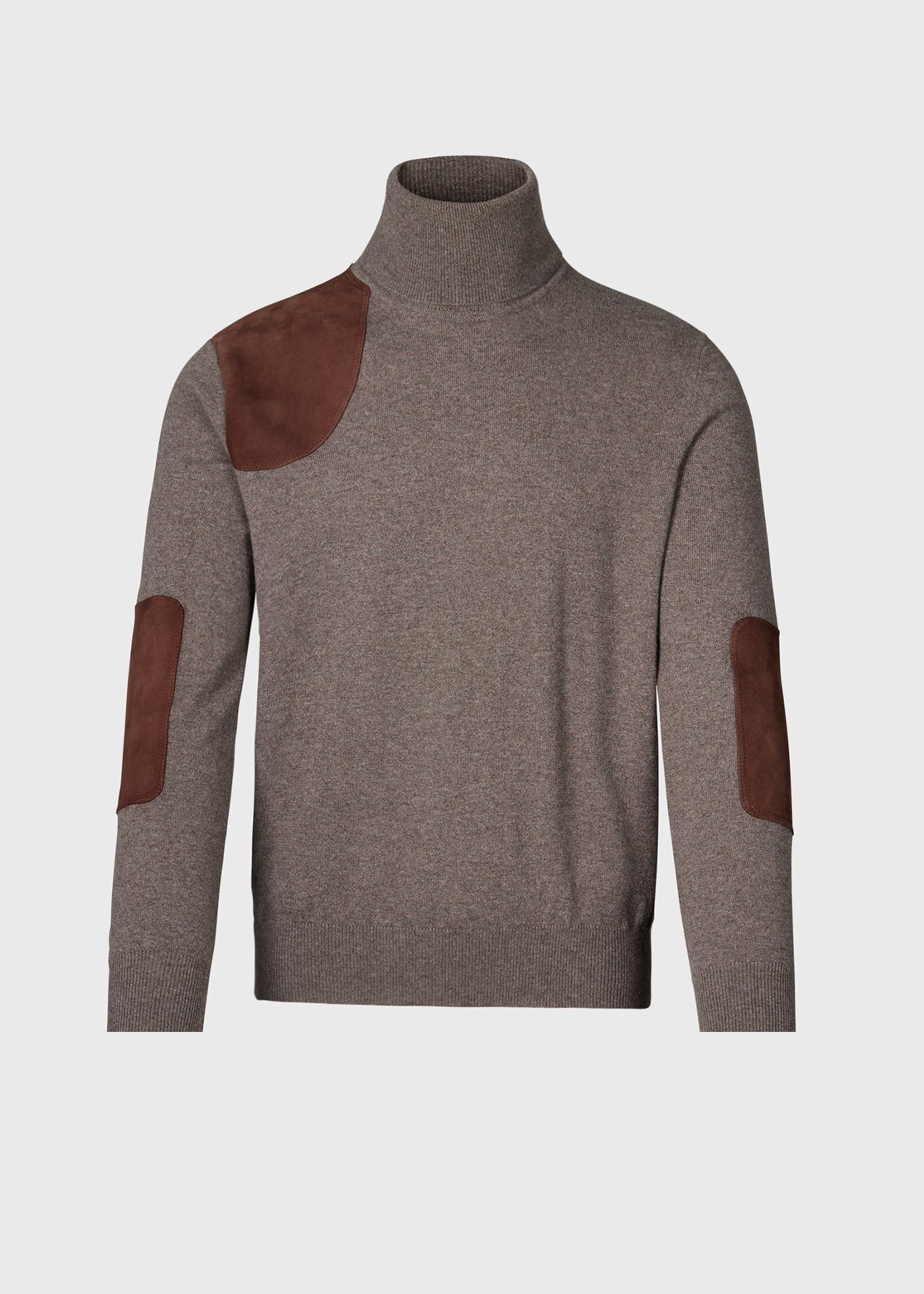 Elbow Patch Turtleneck Sweater – Shop Style Shark