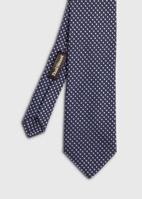 Paul Stuart Textured Ground Jacquard Dot Tie, thumbnail 1