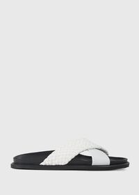 Paul Stuart Palau Woven Leather Slide, thumbnail 1