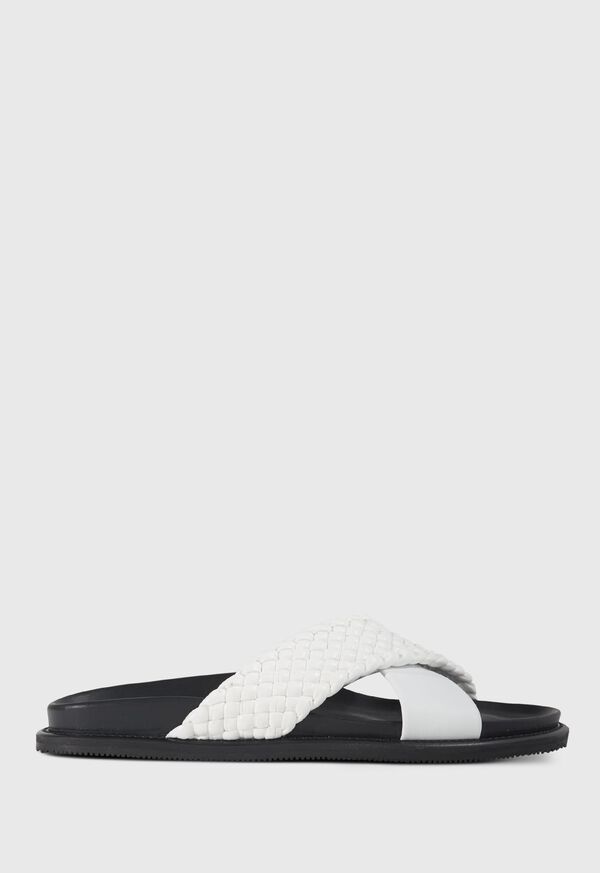 Paul Stuart Palau Woven Leather Slide, image 1