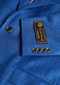 Paul Stuart Royal Blue Solid Soft Jacket, thumbnail 2