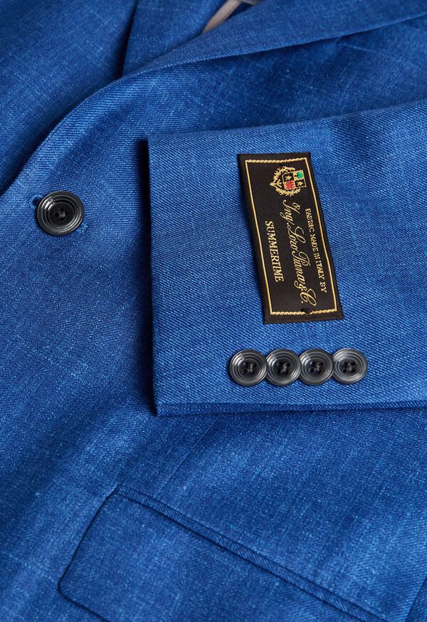 Paul Stuart Royal Blue Solid Soft Jacket, image 2