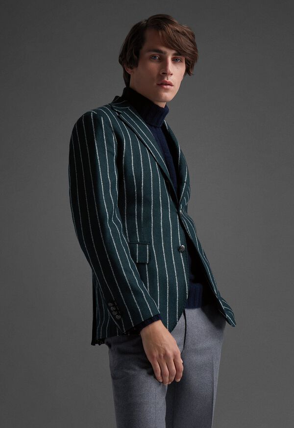 FW21 Paul Stuart Catalog Plush Jacket Close Up , image 1