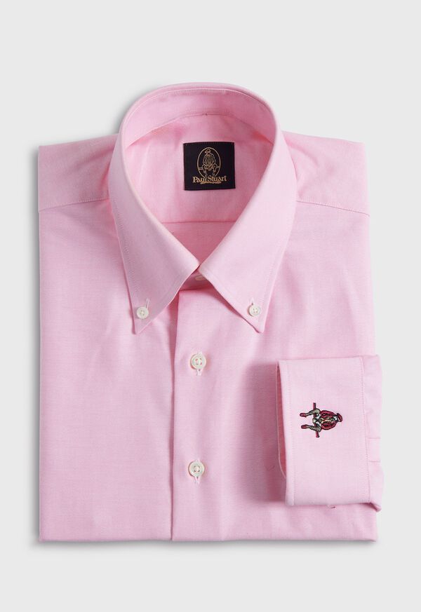 Paul Stuart Cotton Oxford Logo Sport Shirt, image 1