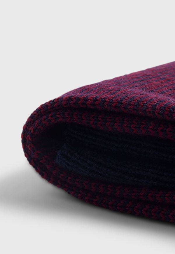 Paul Stuart Wool Micro Stripe Sock, image 2