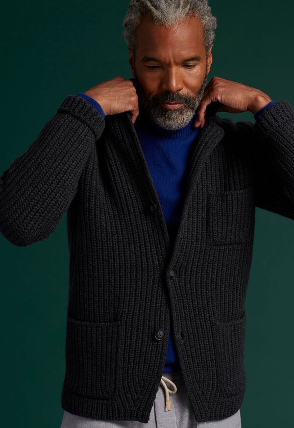 Paul Stuart Shetland Wool Turtleneck Sweater, image 2