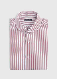 Paul Stuart Stripe Round Collar Dress Shirt, thumbnail 1
