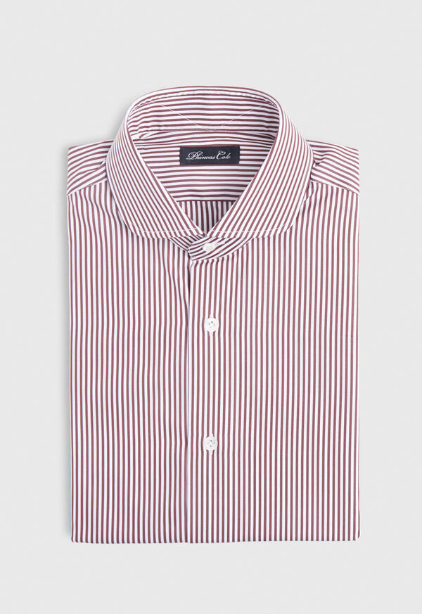 Paul Stuart Stripe Round Collar Dress Shirt, image 1