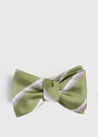 Paul Stuart Regimental Thin Stripe Bow Tie, thumbnail 1
