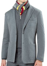 Paul Stuart Double Face Pique Jersey Soft Jacket, thumbnail 1