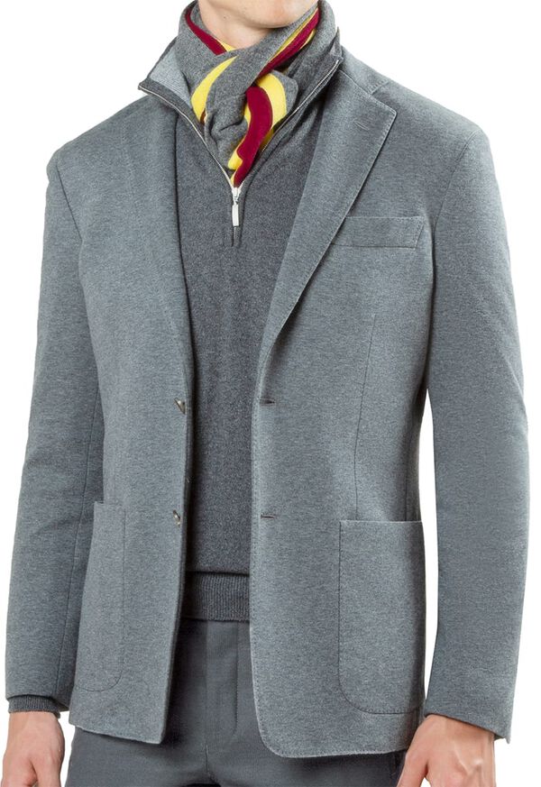 Paul Stuart Double Face Pique Jersey Soft Jacket, image 1