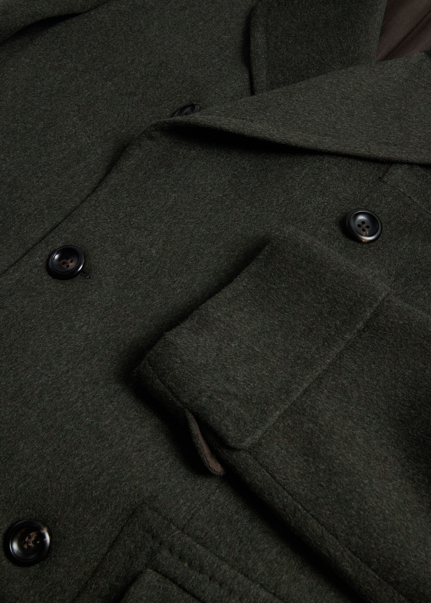 Mens military style wool coat sale