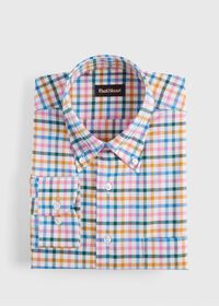 Paul Stuart Multicolor Check Flannel Sport Shirt, thumbnail 1