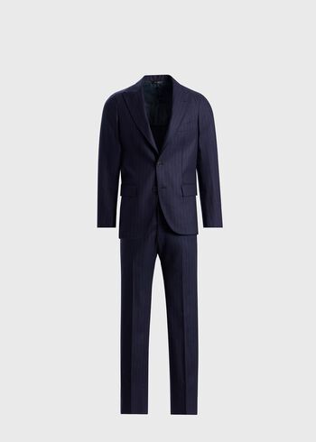 Paul Stuart Wool Stripe Two Button Suit