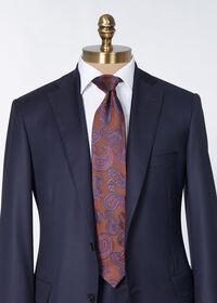 Paul Stuart Woven Silk Tossed Pine Tie, thumbnail 2