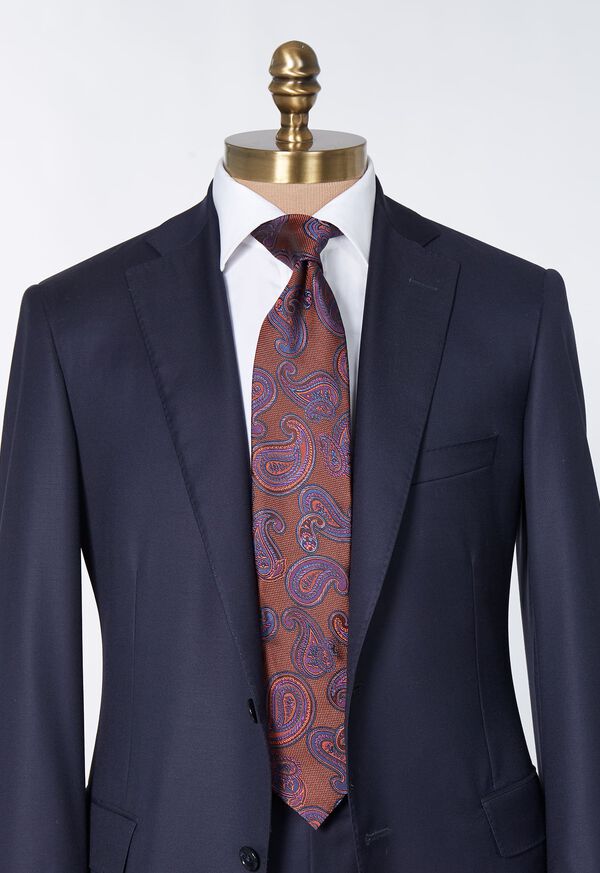 Paul Stuart Woven Silk Tossed Pine Tie, image 2