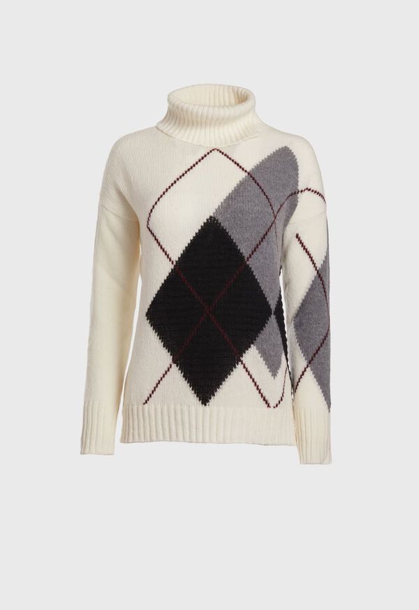 Paul Stuart Wool Blend Argyle Sweater, image 1
