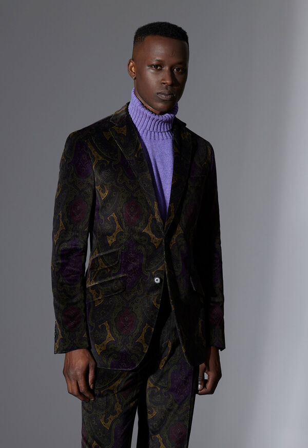 Paul Stuart Printed Cotton Paisley Jacket, image 2
