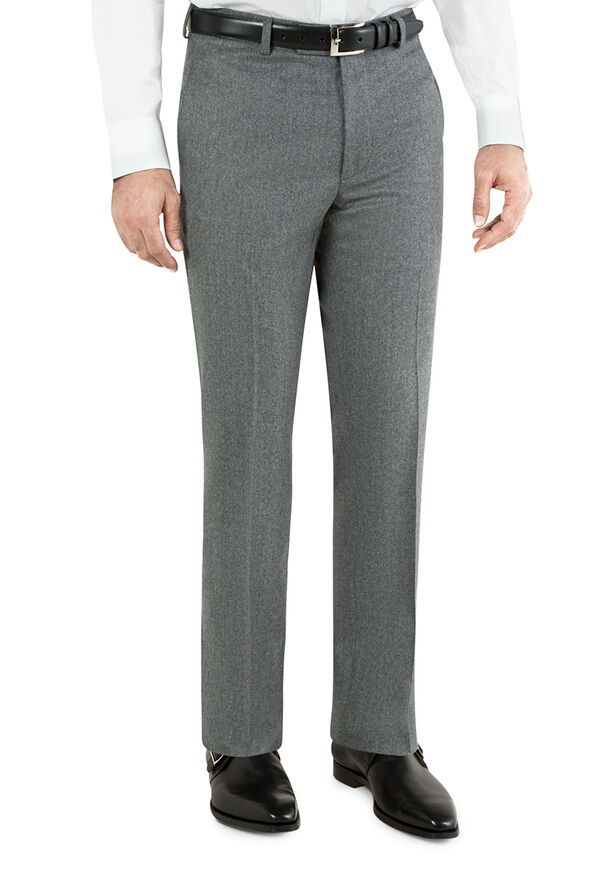 Paul Stuart Solid Flannel Manhattan Plain Front Pant, image 1
