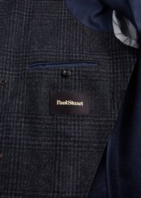 Paul Stuart Wool Plaid Overcoat, thumbnail 3