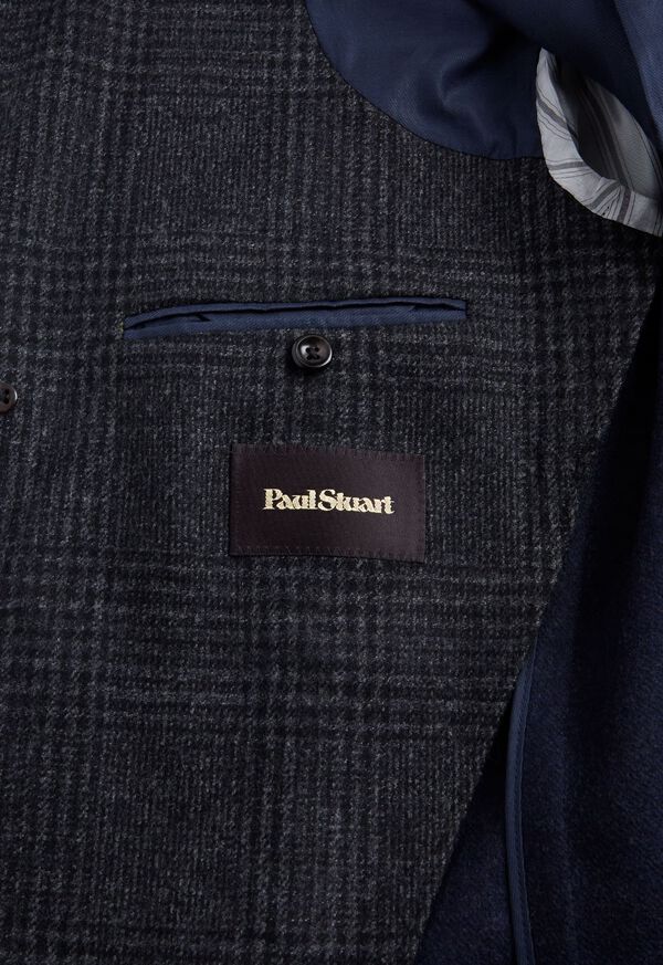 Paul Stuart Wool Plaid Overcoat, image 3