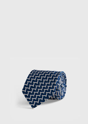Paul Stuart Woven Silk Basketweave Tie