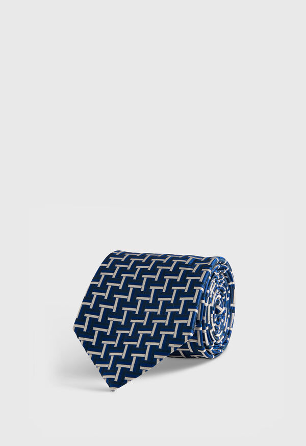 Paul Stuart Woven Silk Basketweave Tie, image 1
