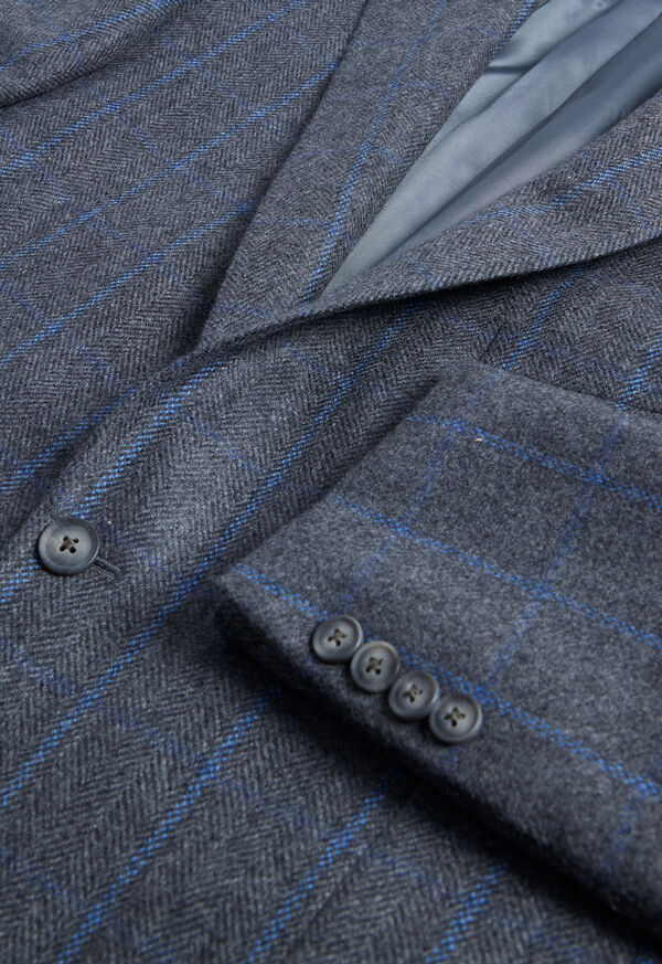 Paul Stuart Cashmere Window Pane Stuart Jacket, image 2
