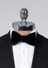 Paul Stuart <div>Stretch Velvet Blunt Edge Bow Tie</div>, thumbnail 2