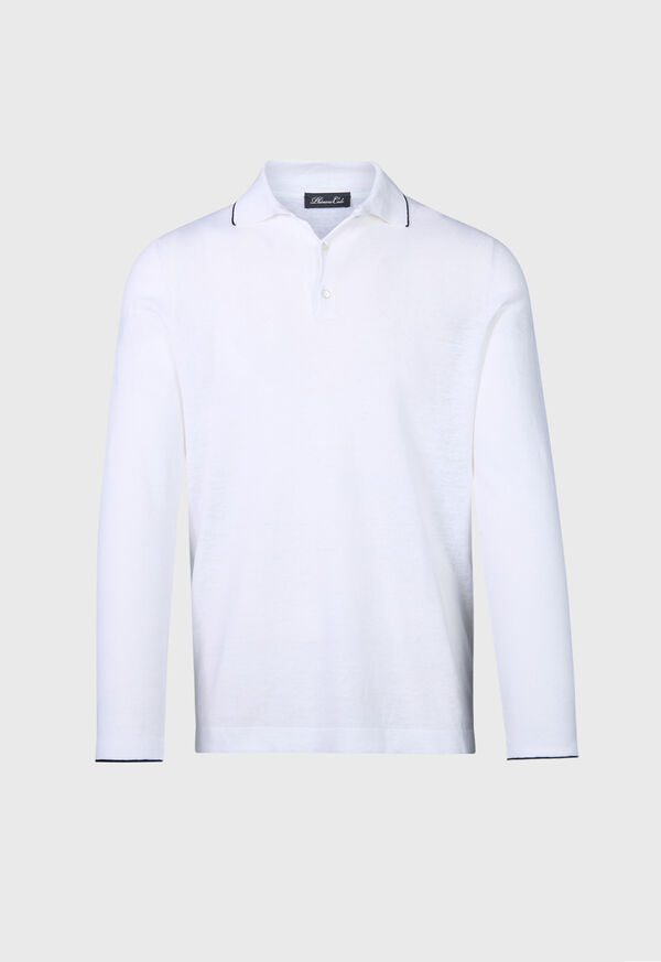 Paul Stuart Linen & Cotton Summer Polo, image 1