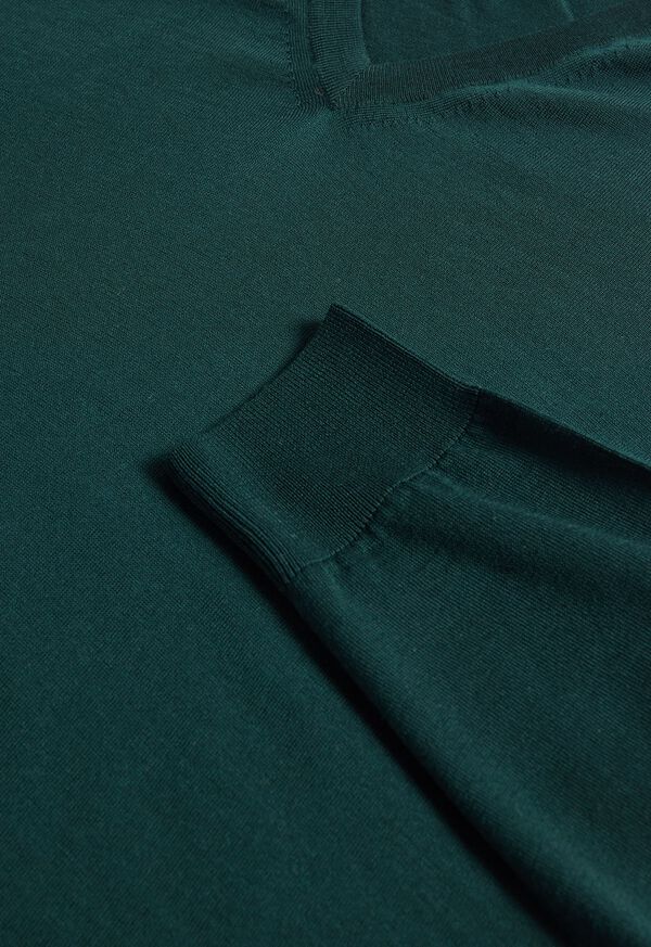 Paul Stuart Essential Merino Wool V-neck Sweater, image 2